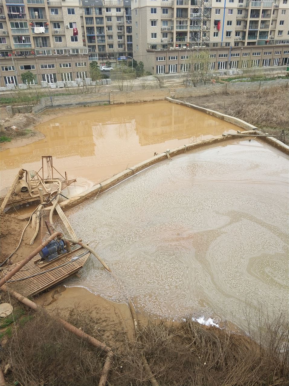 肇源沉淀池淤泥清理-厂区废水池淤泥清淤